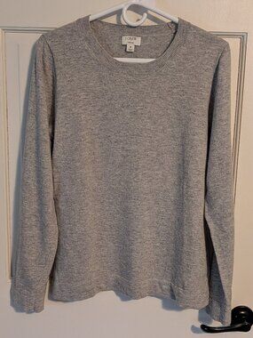 J Crew Teddie Crew Neck Sweatshirt Wool sz medium